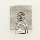 HERMES Equestre Money Clip metal Silver Auth 184756M-10