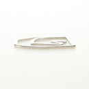 HERMES Equestre Money Clip metal Silver Auth 184756M-4