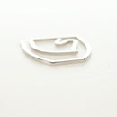 HERMES Equestre Money Clip metal Silver Auth 184756M-6
