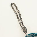 HERMES Elephant Bag Charm Leather Gray Auth 184758M-4