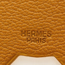 HERMES Duck Pika Book Bookmark Leather Yellow Auth 184759M-4