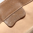 GUCCI GG Supreme Web Sherry Line Bag PVC Beige Gold 72 02 024 Auth 184776A-16