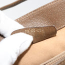 GUCCI GG Supreme Web Sherry Line Bag PVC Beige Gold 72 02 024 Auth 184776A-23