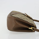 GUCCI GG Supreme Web Sherry Line Bag PVC Beige Gold 72 02 024 Auth 184776A-4