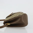 GUCCI GG Supreme Web Sherry Line Bag PVC Beige Gold 72 02 024 Auth 184776A-5