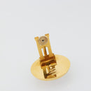 HERMES Emile Earring metal Gold Tone Auth 184783V-4