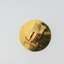 HERMES Emile Earring metal Gold Tone Auth 184783V-7