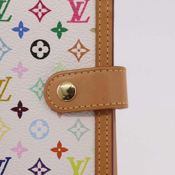 LOUIS VUITTON Monogram Multicolor Agenda PM Planner Cover R21074 Auth 184784SAM
