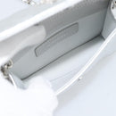 CHANEL Matelasse Chain Shoulder Bag Lamb Skin Silver CC Auth 184788SAM-10