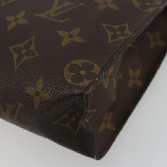 LOUIS VUITTON Monogram Poche Toilette 26 Pouch M47542 LV Auth 184789