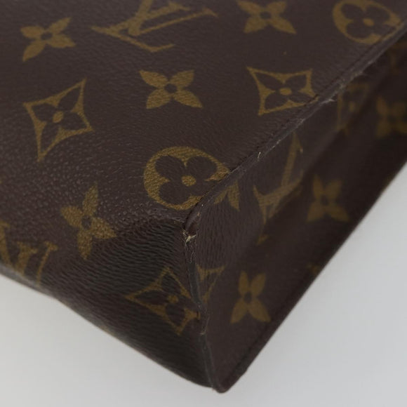 LOUIS VUITTON Monogram Poche Toilette 26 Pouch M47542 LV Auth 184790