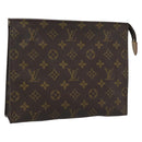 LOUIS VUITTON Monogram Poche Toilette 26 Pouch M47542 LV Auth 184791-1