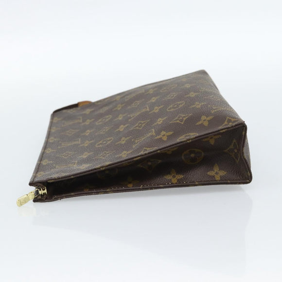 LOUIS VUITTON Monogram Poche Toilette 26 Pouch M47542 LV Auth 184791