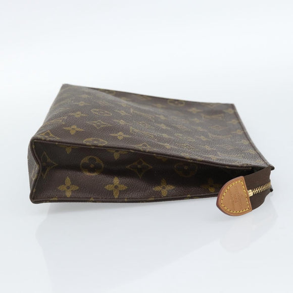 LOUIS VUITTON Monogram Poche Toilette 26 Pouch M47542 LV Auth 184791