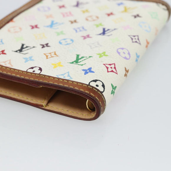 LOUIS VUITTON Monogram Multicolor Agenda PM Planner Cover R21074 Auth 184793