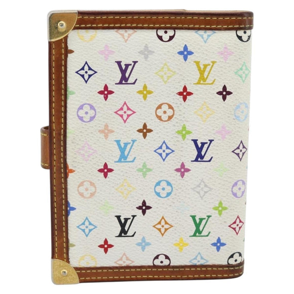 LOUIS VUITTON Monogram Multicolor Agenda PM Planner Cover R21074 Auth 184793