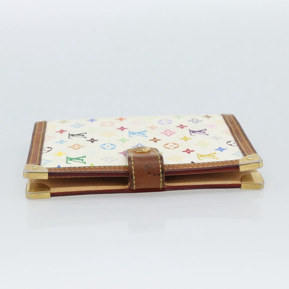 LOUIS VUITTON Monogram Multicolor Agenda PM Planner Cover R21074 Auth 184793