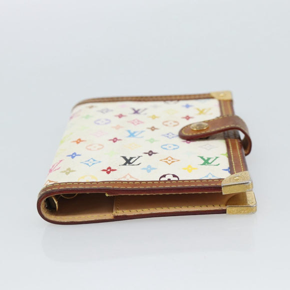 LOUIS VUITTON Monogram Multicolor Agenda PM Planner Cover R21074 Auth 184793