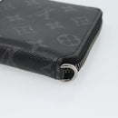 LOUIS VUITTON Monogram Eclipse Zippy Compact Wallet M80426 LV Auth 184794-15