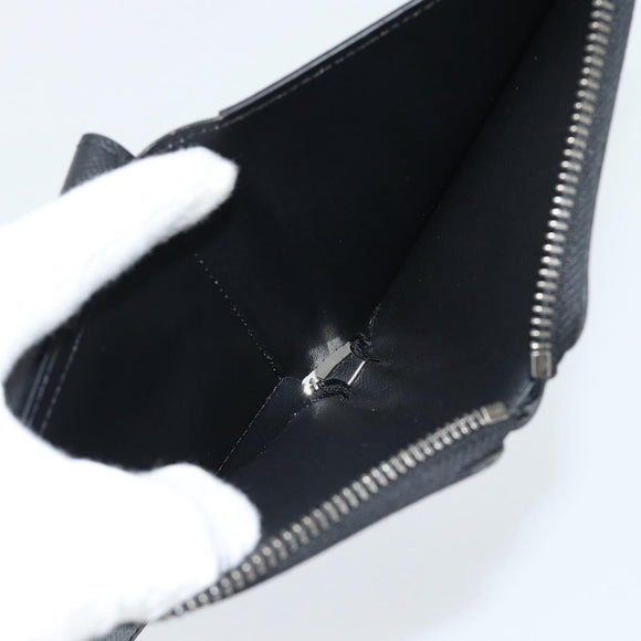 LOUIS VUITTON Monogram Eclipse Zippy Compact Wallet M80426 LV Auth 184794
