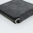 LOUIS VUITTON Monogram Eclipse Zippy Compact Wallet M80426 LV Auth 184794-14