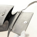 Salvatore Ferragamo Gancini Hand Bag Patent leather 2way Silver Auth 184795V-21