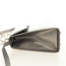 Salvatore Ferragamo Gancini Hand Bag Patent leather 2way Silver Auth 184795V-4