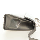 Salvatore Ferragamo Gancini Hand Bag Patent leather 2way Silver Auth 184795V-5