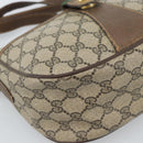 GUCCI GG Supreme Web Sherry Line Bag PVC Beige Gold 89 02 032 Auth 184796-15