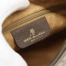 GUCCI GG Supreme Web Sherry Line Bag PVC Beige Gold 89 02 032 Auth 184796-10