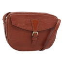 LOUIS VUITTON Epi Jeune FilleMM Shoulder Bag Brown M52153 LV Auth 184798-1