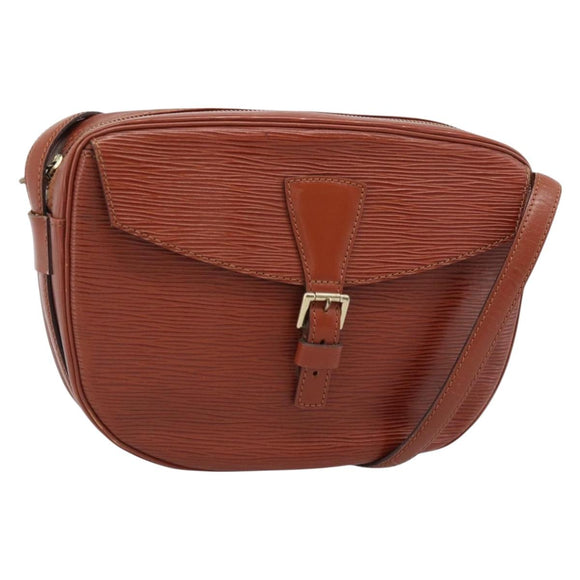LOUIS VUITTON Epi Jeune FilleMM Shoulder Bag Brown M52153 LV Auth 184798