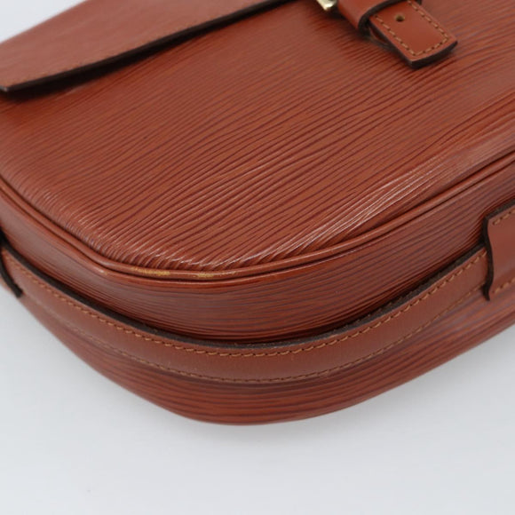 LOUIS VUITTON Epi Jeune FilleMM Shoulder Bag Brown M52153 LV Auth 184798