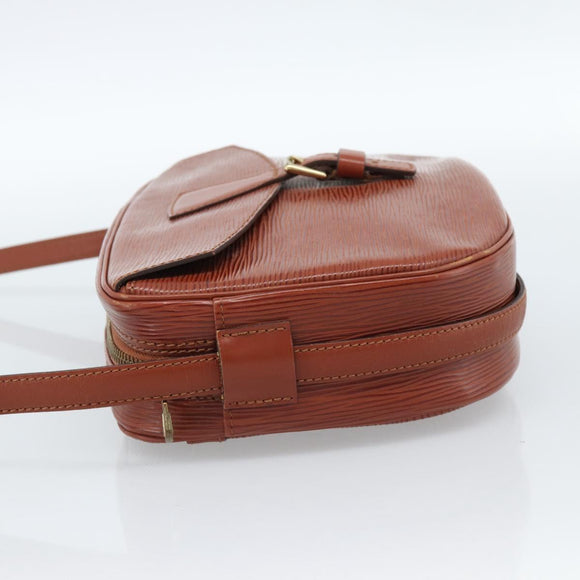 LOUIS VUITTON Epi Jeune FilleMM Shoulder Bag Brown M52153 LV Auth 184798