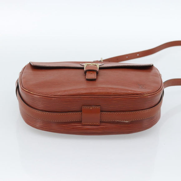 LOUIS VUITTON Epi Jeune FilleMM Shoulder Bag Brown M52153 LV Auth 184798