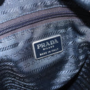 PRADA Shoulder Bag Nylon Blue Silver Auth 184803-20