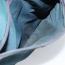 PRADA Shoulder Bag Nylon Blue Silver Auth 184803-25