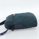 PRADA Shoulder Bag Nylon Blue Silver Auth 184803-3
