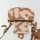 Vivienne Westwood Shoulder Bag Canvas Pink Gold Auth 184804A-17