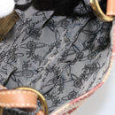 Vivienne Westwood Shoulder Bag Canvas Pink Gold Auth 184804A-19
