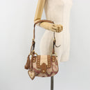 Vivienne Westwood Shoulder Bag Canvas Pink Gold Auth 184804A-23
