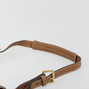 Vivienne Westwood Shoulder Bag Canvas Pink Gold Auth 184804A-8
