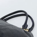 Miu Miu Tote Bag Patent leather Navy Gold Auth 184812A-8