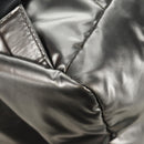 PRADA Backpack PVC Canvas Silver Auth 184815M-19