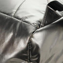 PRADA Backpack PVC Canvas Silver Auth 184815M-20