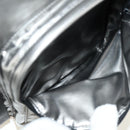 PRADA Backpack PVC Canvas Silver Auth 184815M-26