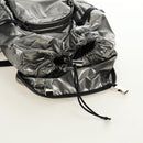 PRADA Backpack PVC Canvas Silver Auth 184815M-27