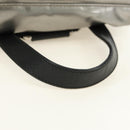 PRADA Backpack PVC Canvas Silver Auth 184815M-7