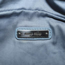 Miu Miu Chain Shoulder Bag fur Blue Silver Auth 184817M-24