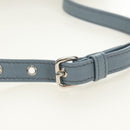 Miu Miu Chain Shoulder Bag fur Blue Silver Auth 184817M-7